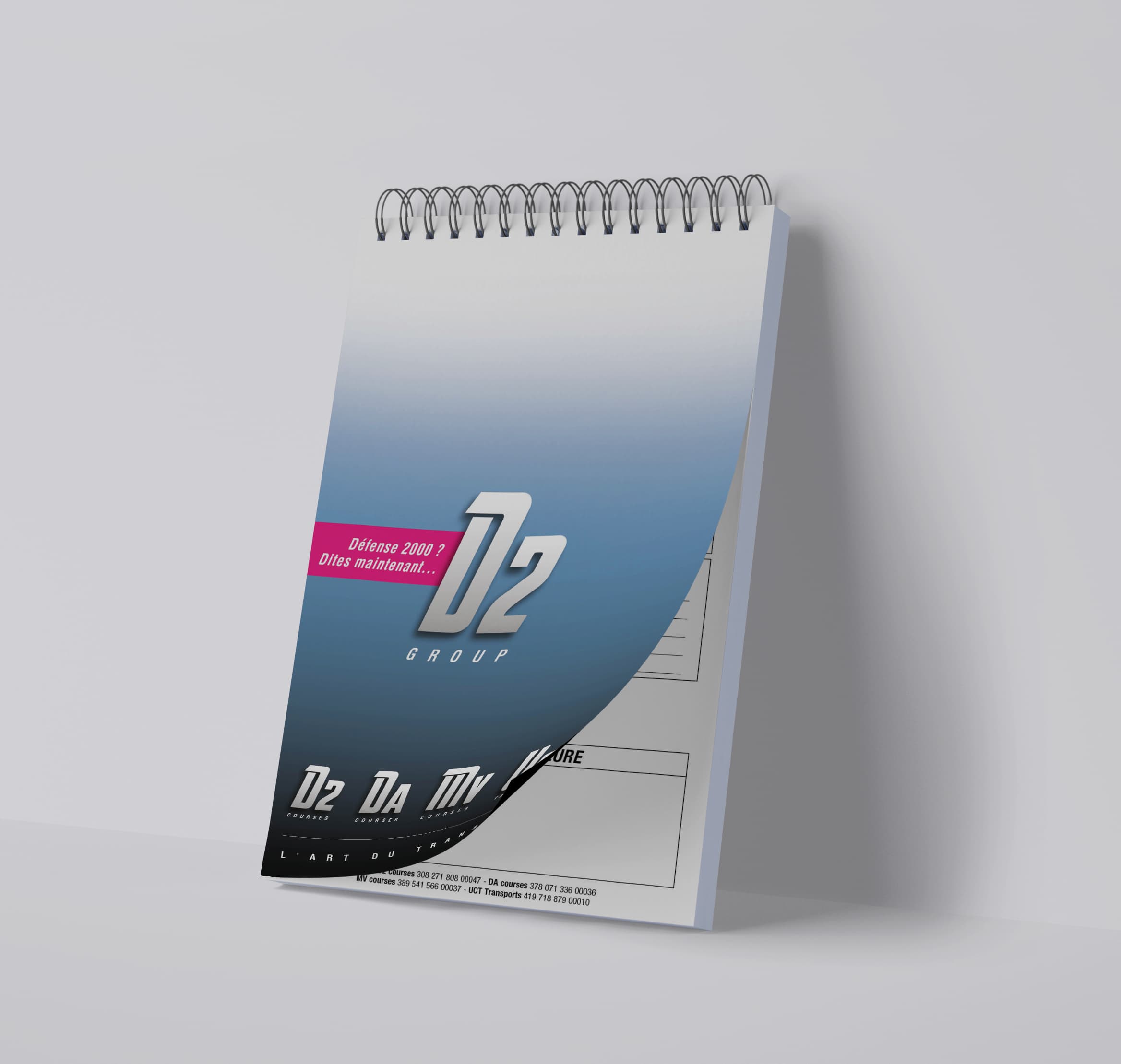 Carnet de livraison DEFENSE 2000