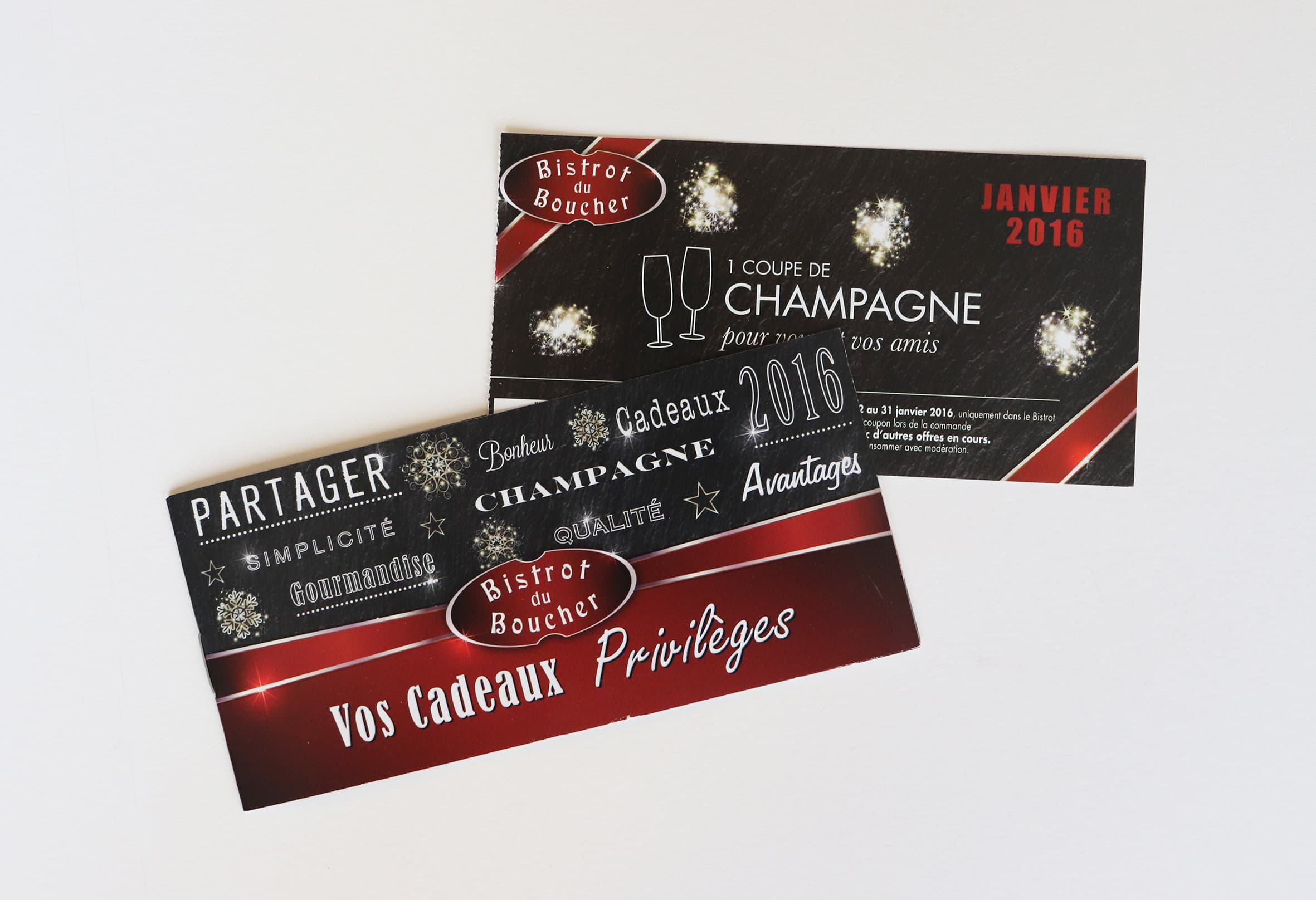 Chequier promotionnel BISTROT DU BOUCHER