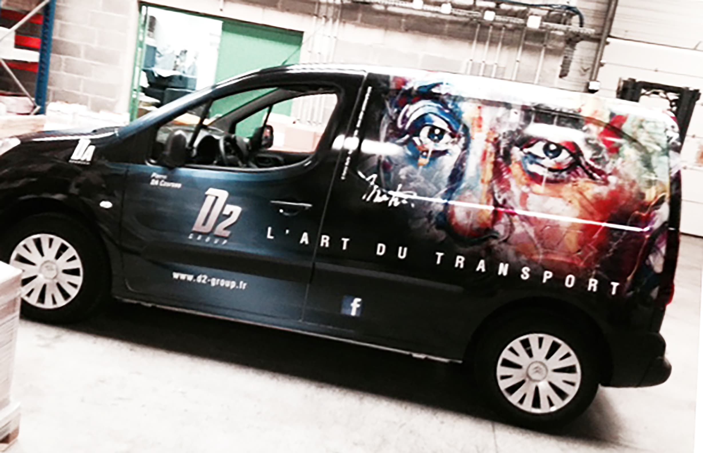 Marquage vehicule DEFENSE 2000