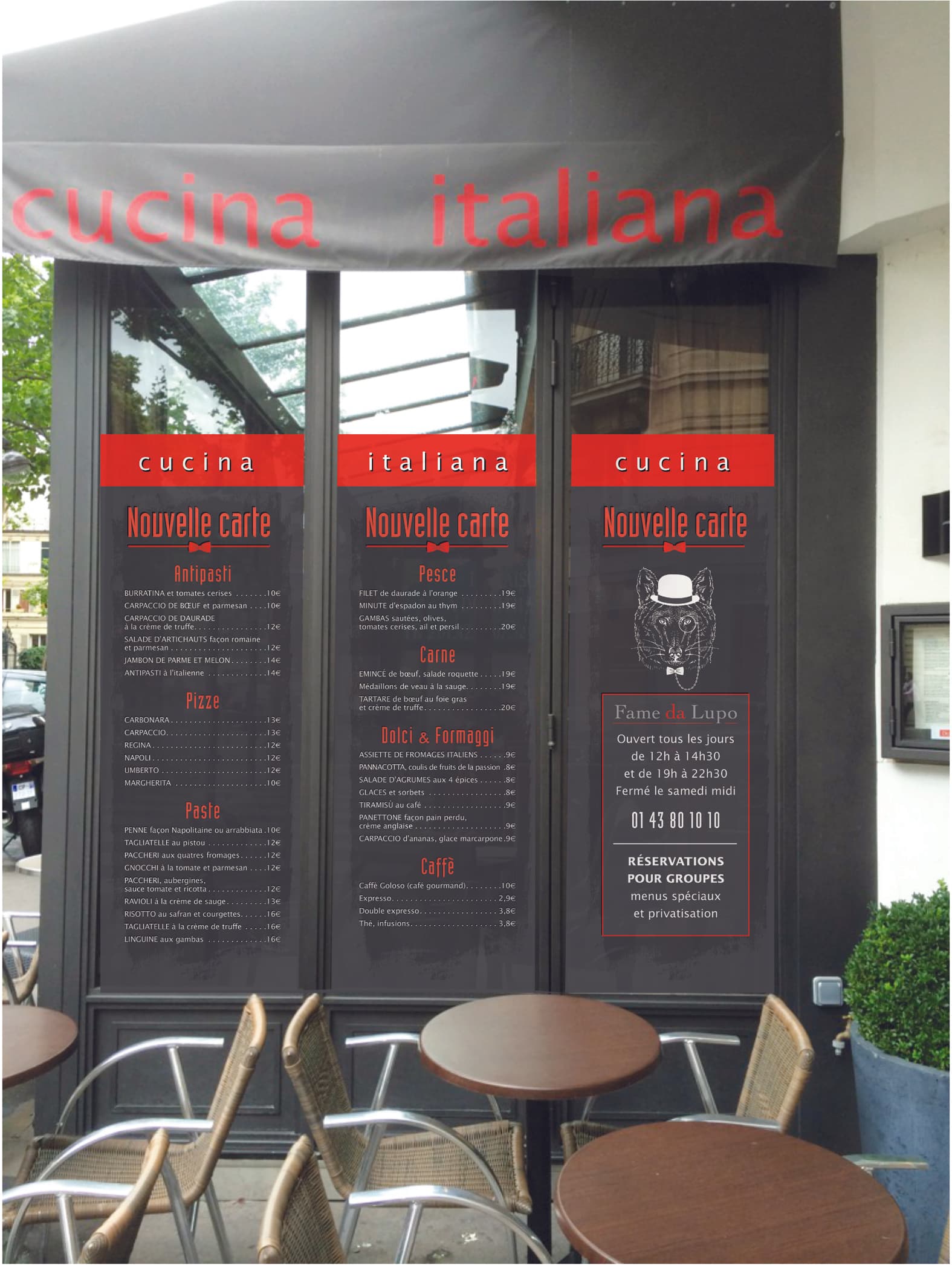 Vitrine FAME DA LUPO