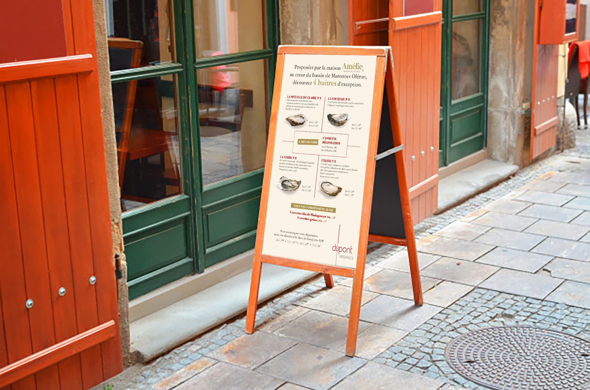Stop trottoir Bistro Romain